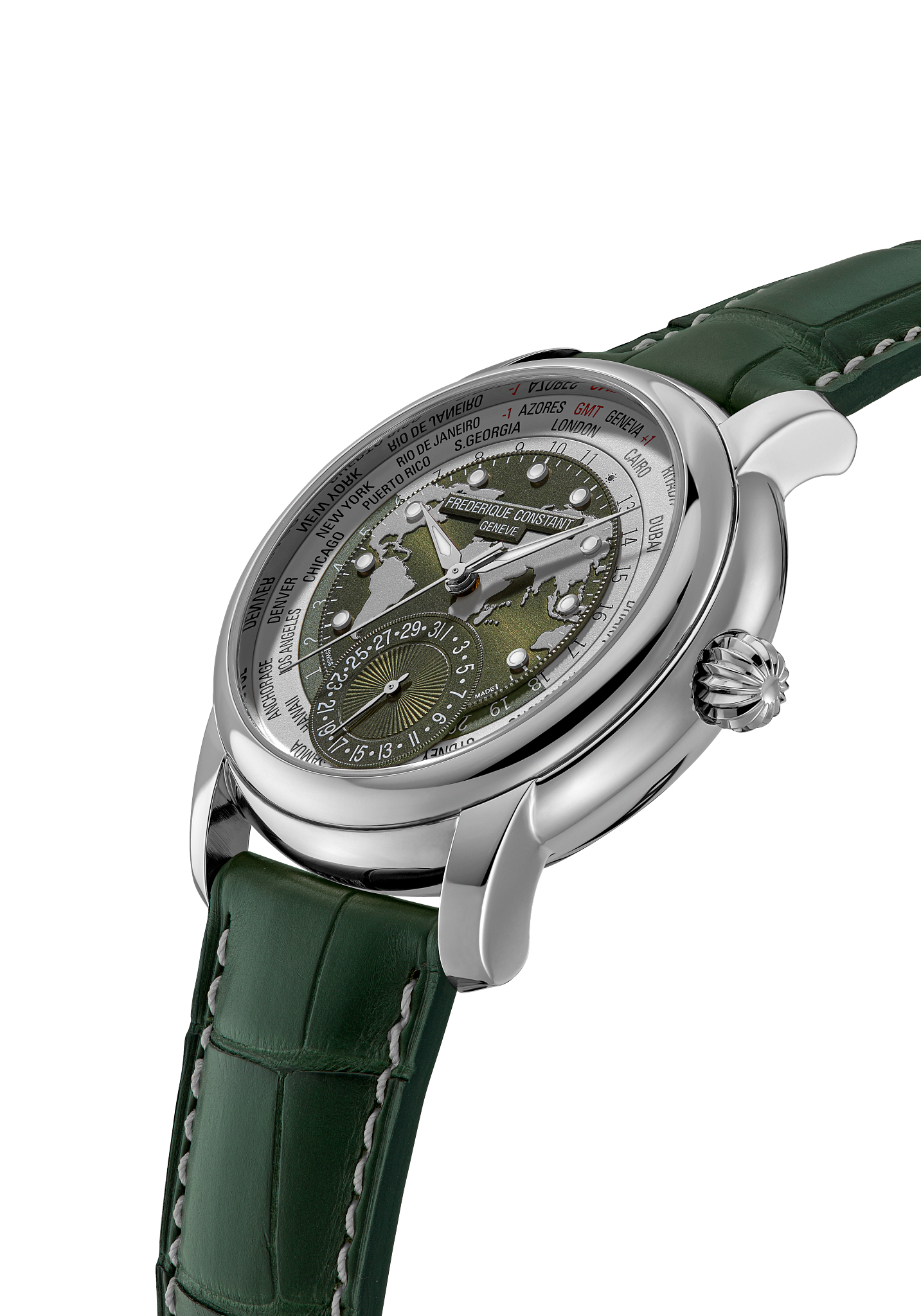 Manufacture Worldtimer Manufacture Watch FC-718KWM4H6 | Frederique